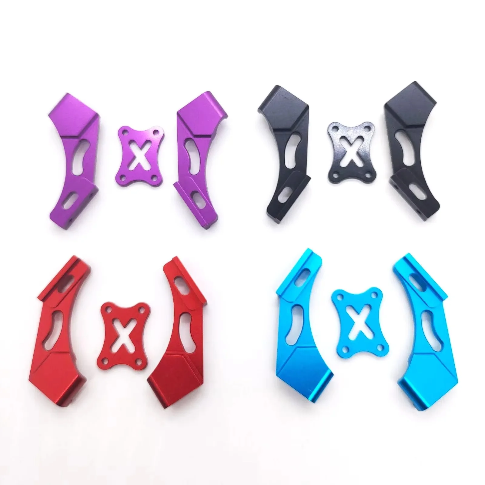 1pc RC Car Wltoys 144001 144010 124007 124017 124019 184016 Metal Tail Wing Mount Fixing Bracket Upgrade Parts Accessories