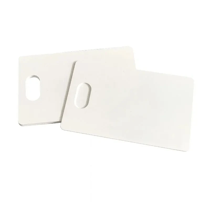50pcs RFID IC Card With Hole 13.56mhz S50 Use For Access Control / Time Attendance/ Car Parking Etc