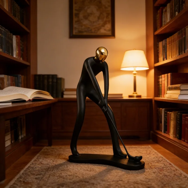 

1 шт. Минималистичные спортивные фигурки для гостиных, кабинетов, винных шкафов и декоративных элементов интерьера.