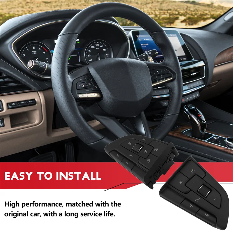 

Car Steering Wheel Cruise Control Switch Button With Heating Function 86522937 86522934 For Cadillac XT4 2019-2021-AD39