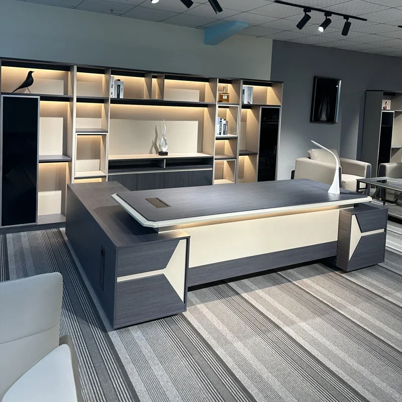 High Quality Unique Office Desk Minimalist Work Cheap Vanity Office Desk Modern Secretary European Wooden Bureau Furniture