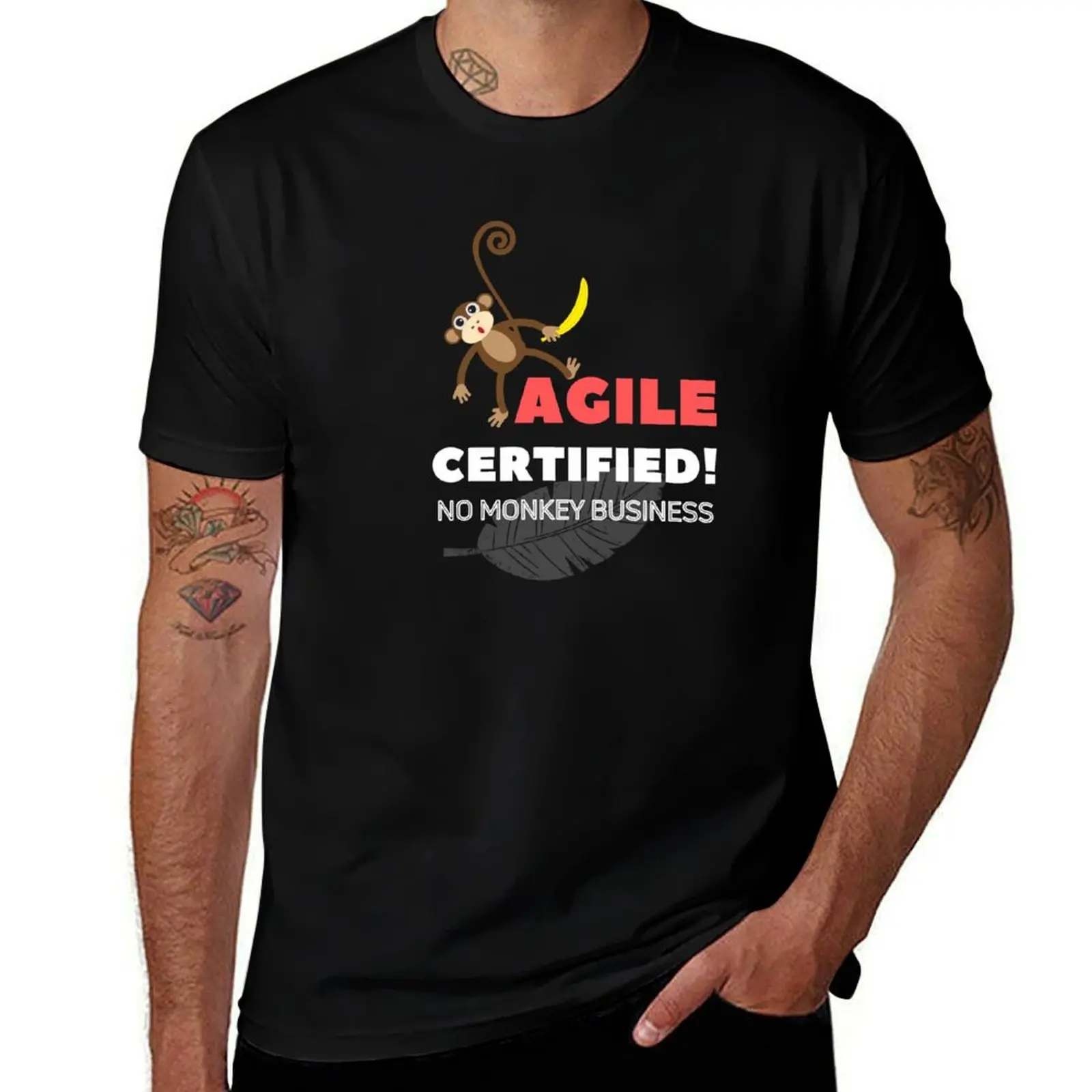 Agile Certified Project Managers T-Shirt Work Wear Simple Tee Shirt T-Shirt