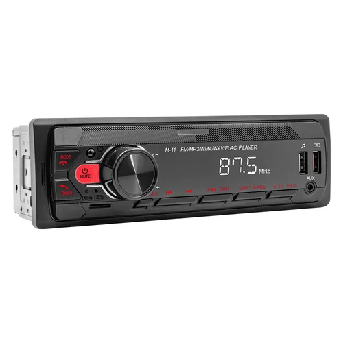 Imagen 2 del producto DuoDton 1 DIN 12V/24VCar Radio Estéreo Bluetooth Reproductor de MP3 Audio FM Aux Receptor de Entrada SD TF USB Multimedia Autoradio Reproductor