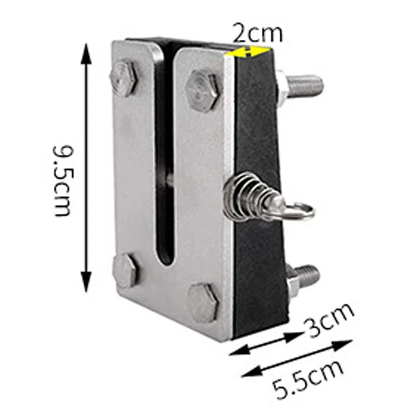 316 Stainless Steel Yacht Speedboat Telescopic Ladder Marine Hidden Folding Launching Ladder Marine Hardware Accessories
