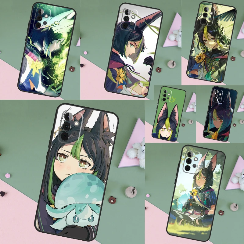 Genshin Impact Tighnari Case For Samsung Galaxy A16 A26 A36 A56 A55 A35 A15 A54 A34 A14 A52 A32 A12 A13 A33 A53 A17