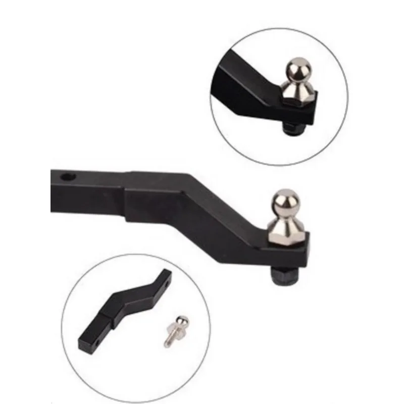 

Aluminum Alloy Metal Rear Trailer Hook for 1/10 RC Crawler Car AXIAL SCX10 II 90046 Traxxas TRX4 Defender Blazer Accessories