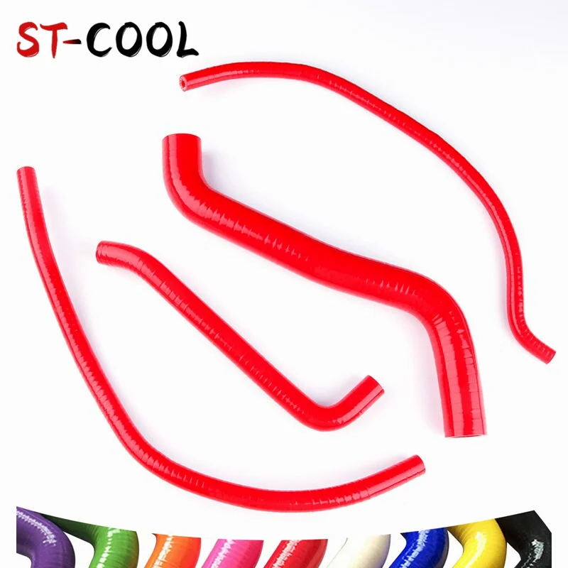 

FOR 2008-2009 SUZUKI GSX-R 750 600 GSXR GSXR600 GSX R750 Radiator Hoses Kit Silicone Tubes Piping 4Pcs 10 Colors