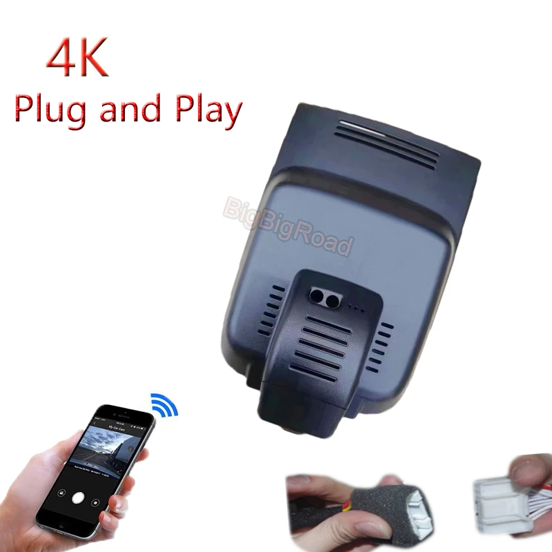 

4K Plug And Play For Honda Crider 2019 2020 2021 2022 Envix Car Wifi DVR Driving Video Recorder Parking Camera Dashing Cam