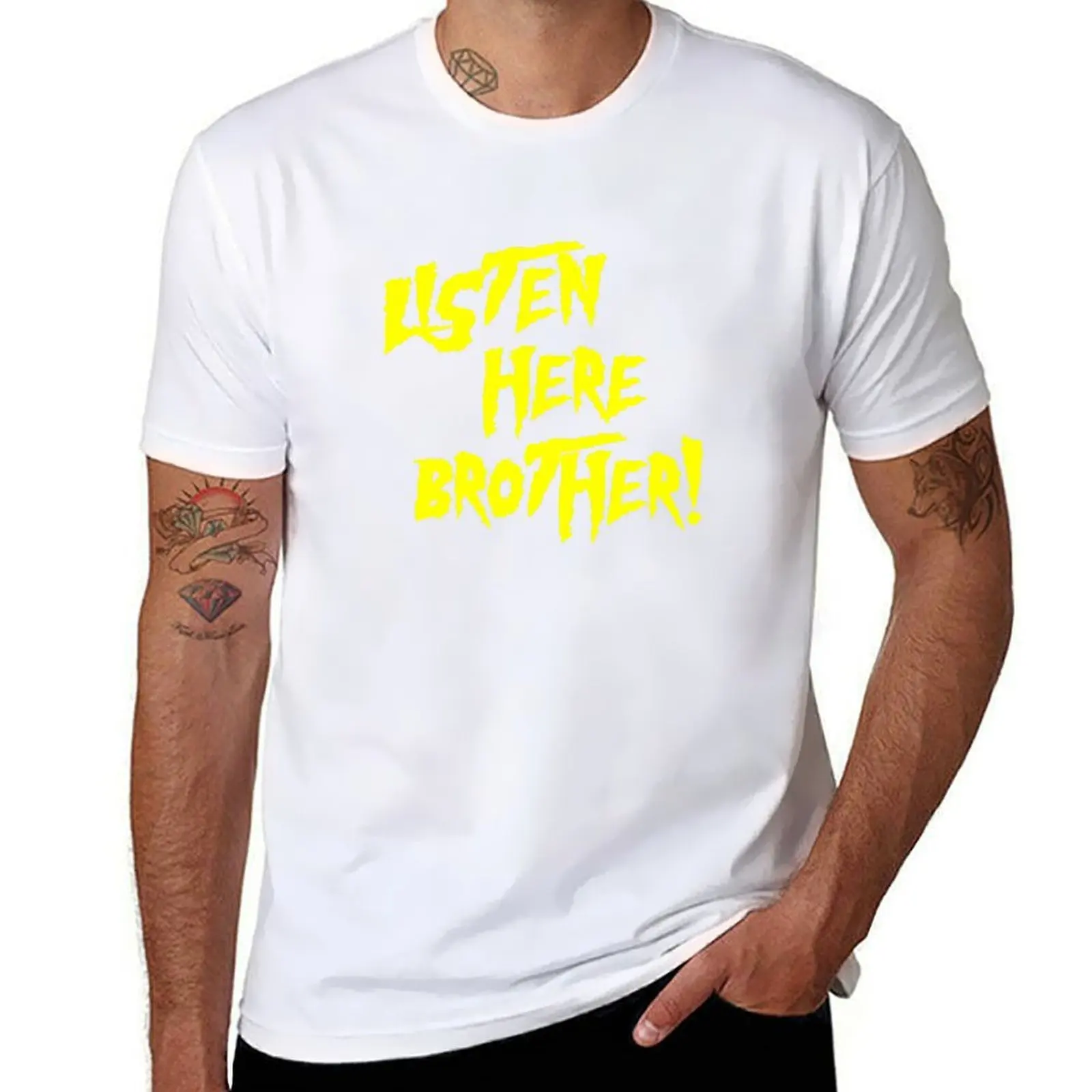 

Listen Here Brother - Pro Wrestling T-Shirt t shirts for man graphic tees graphic t shirts for man T-Shirt