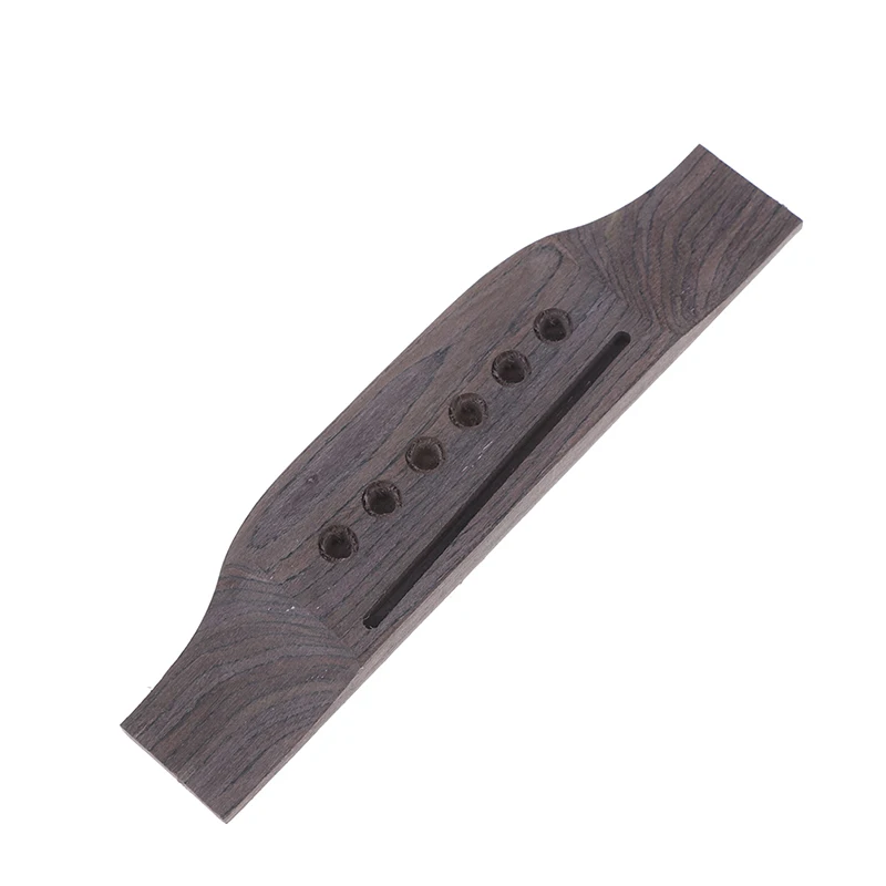 Wooden acoustic guitar bridge for 6 string acoustic guitar replacement parts