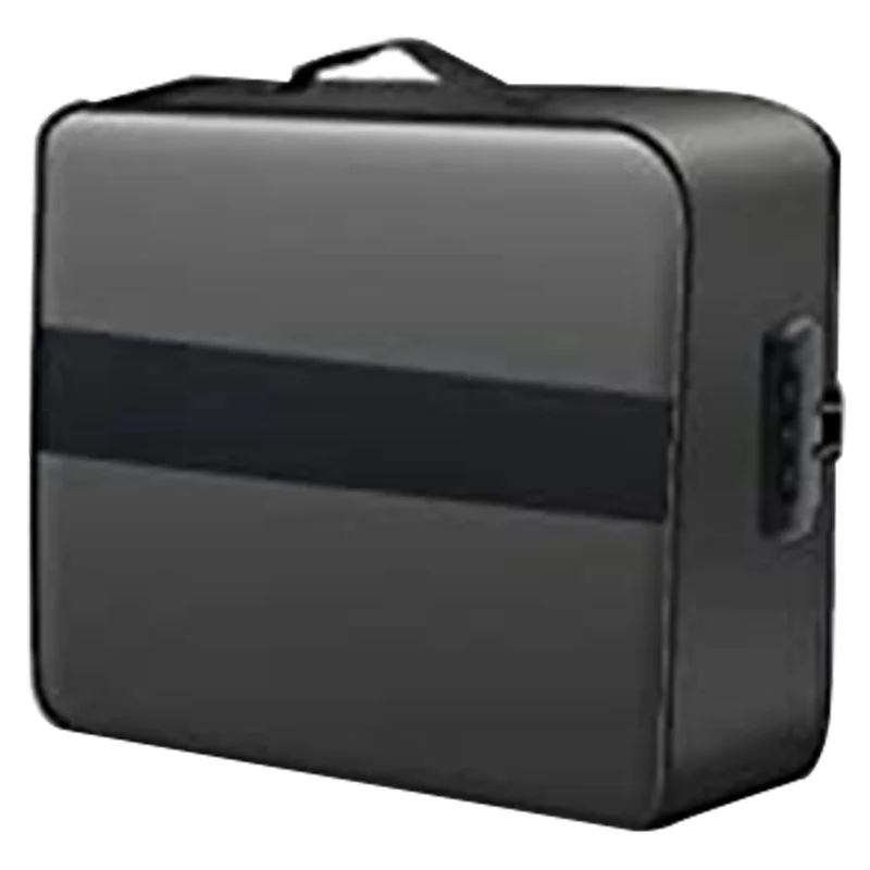 

Document Bag with Lock - Fireproof Moisture Proof 3-Layer 15X11 Inch Important Document Organizer (Black)