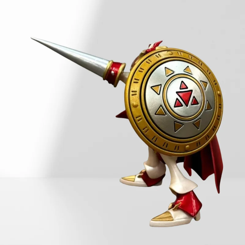 Besta de lótus vermelha omega besta animação gk figura modelo em torno de estátua bidimensional ornamentos decoração presente coleção