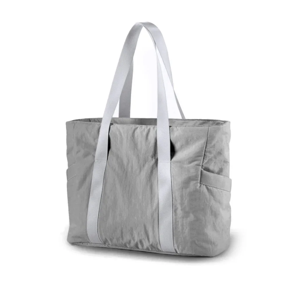 

Nylon Yoga Mat Bag with Yoga Mat Buckle Solid Color Gym Fitness Tote Bag Multifunction Multi Pocket Travel Handbag Training