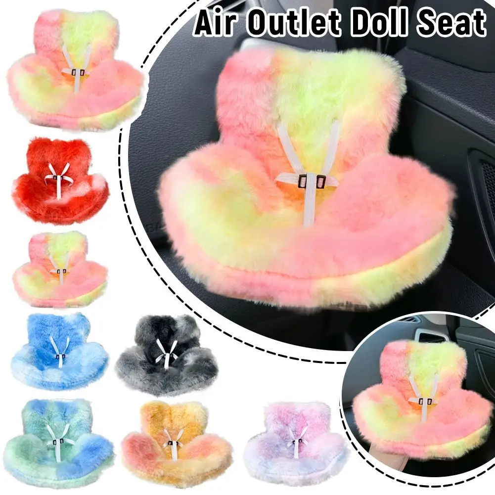 

Mini Plush Doll Safety Seat Car Air Vent Air Aromatreatment Decoration For Plush Doll Car Seat Decoration Car Accessories