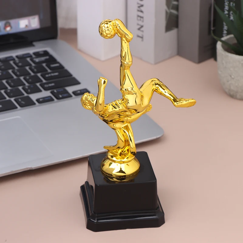 

Festive Plastic Soccer Trophy; Competition Champion Award; Kid's Gift; Mini Football Winner's Souvenir