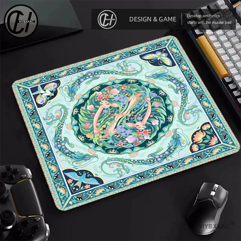

HYBXAXC Tarots Tablecloth Rune Divinations Table mousepad Cover Astrology Oracles Board Game Mat Square Pendulum Altar mousepad