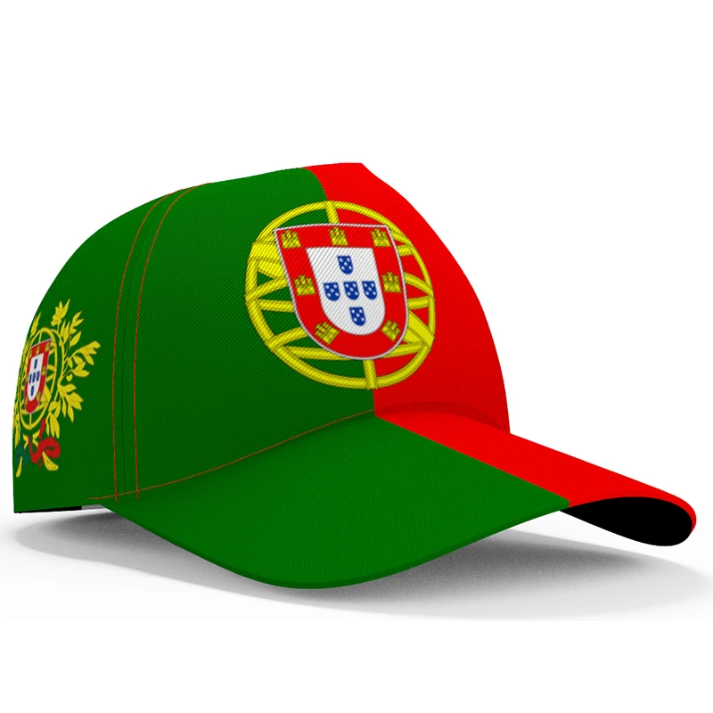 Portugal men youth free custom name number prt boy hat nation flag pt republic portuguese country college casual baseball cap