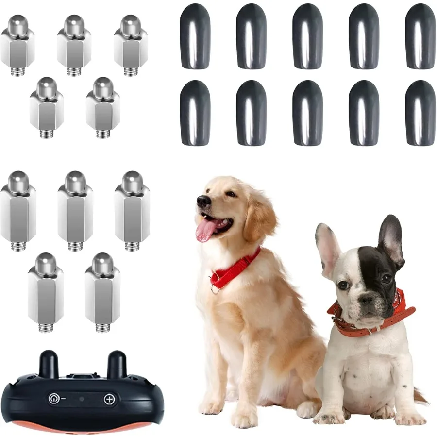 

20 шт. дополнительные контактные точки, запасная часть для ошейников для дрессировки собак, сменные зубцы для ударных ошейников для собак с резиновыми наконечниками Extr