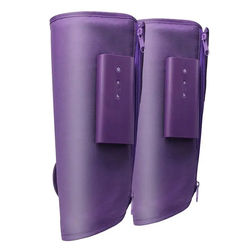 【ESSENTIALS 】Air Compression Leg Massager-Full Wrap Design Featuring Heating Function For Pain Relief& Fatigue Relief Reduction