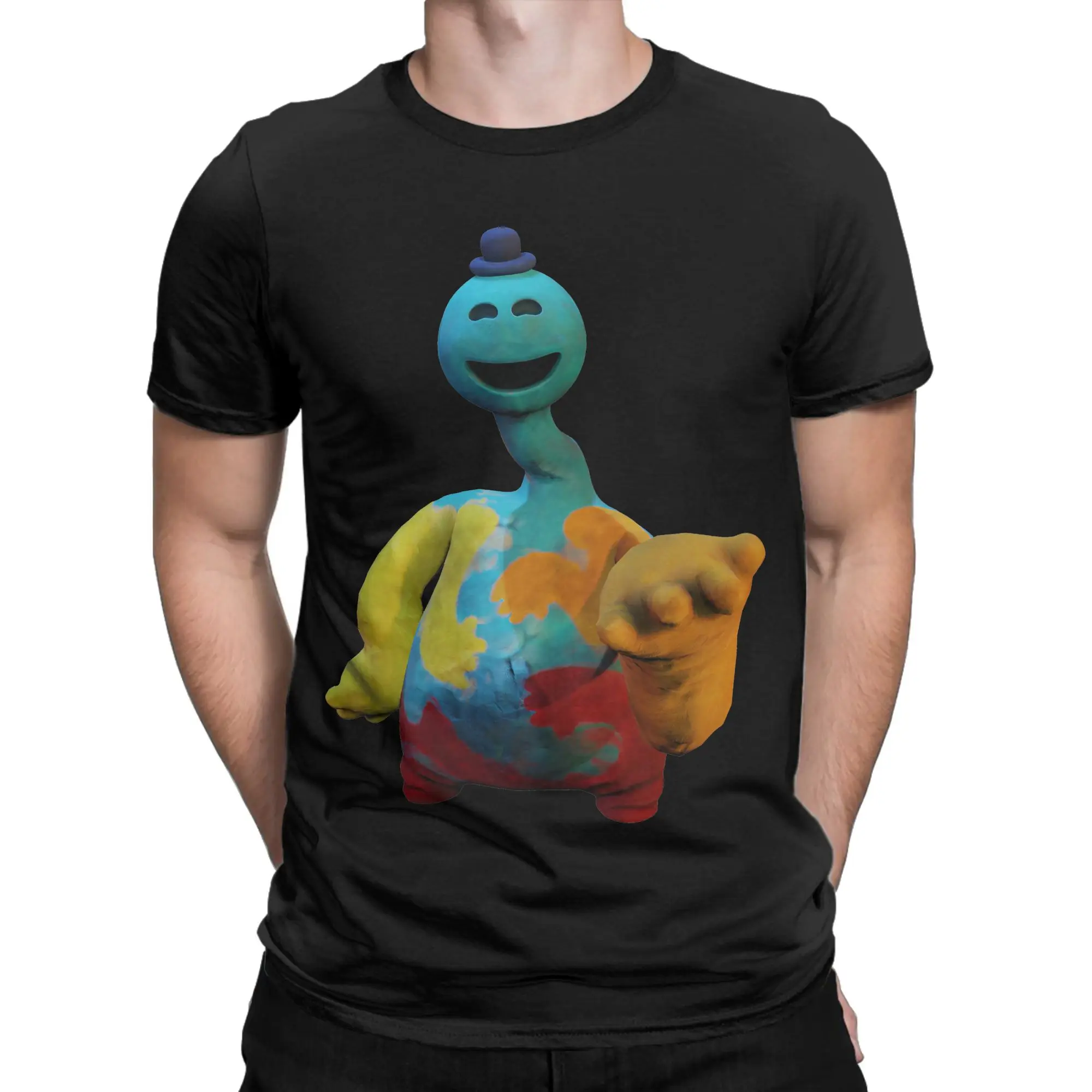 Doey The Doughman T Shirt Men's  Pure Cotton Funny T-Shirt Round Neck Poppys Tee Shirt Short Sleeve Clothing Printed