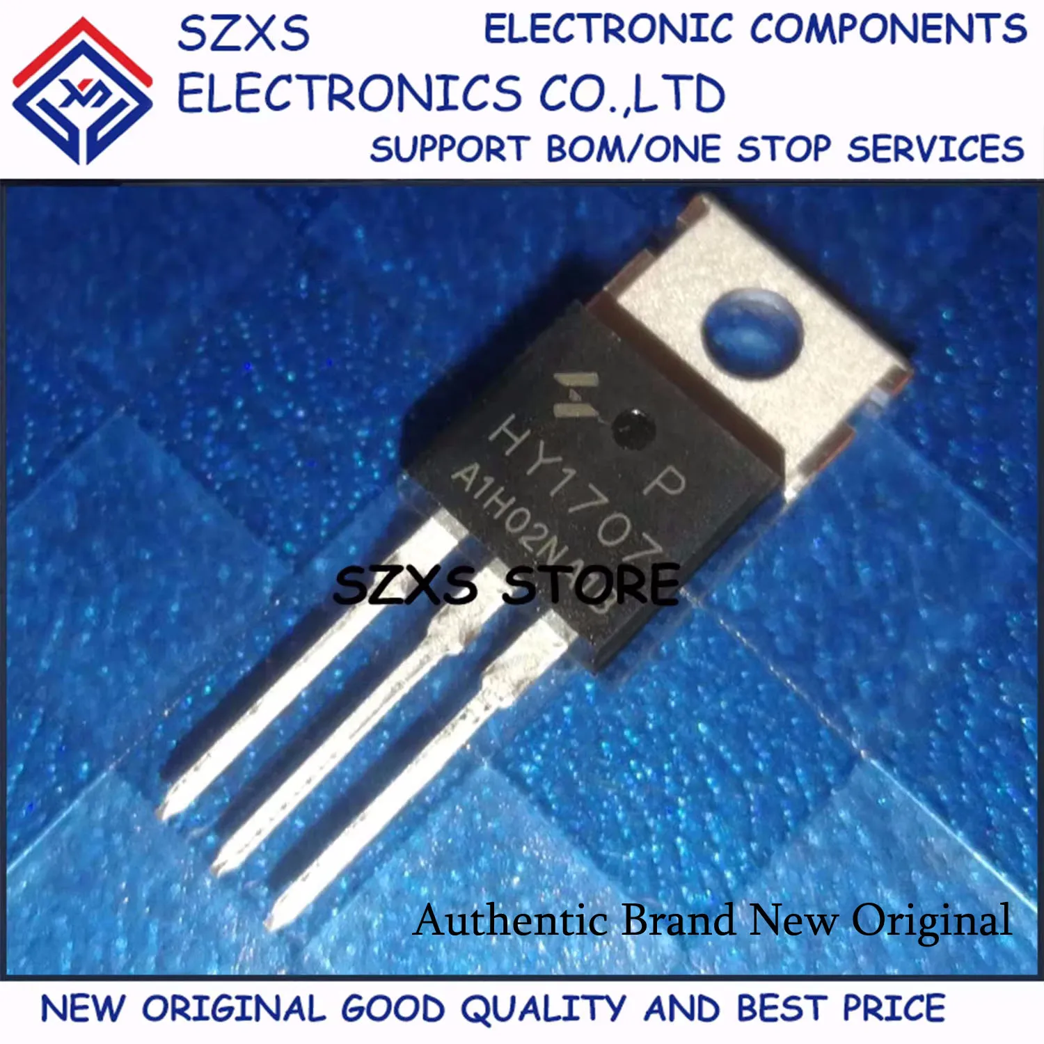 New Original 10Pcs HY1707P HY1707 TO-220 70V 80A MOSFET Field Effect Transistor In Stock Electronic Components Good Quality