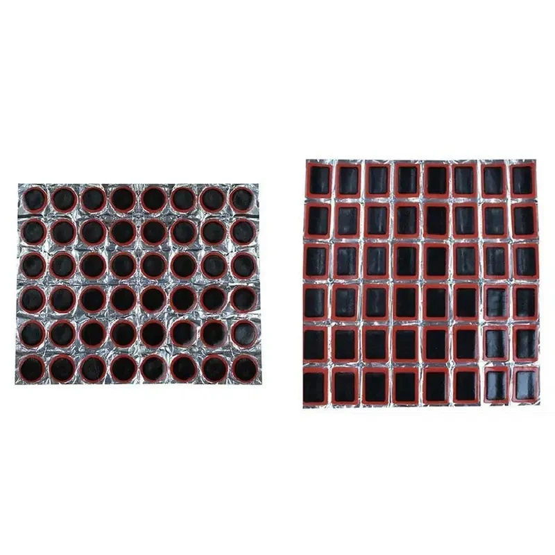 48pcs/set Rubber Puncture Patch Motorcycle Bicycle Tire Repair Patch Inner Tube Puncture Quick Repair Tool Bicycle Accessories view 2
