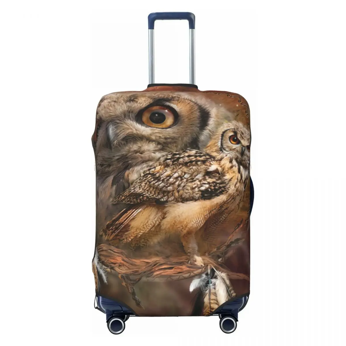 Dream Catcher - Spirit Of The Owl Luggage Protective Dust Covers Elastic Waterproof 18-32inch Suitcase Cover Travel Accessories