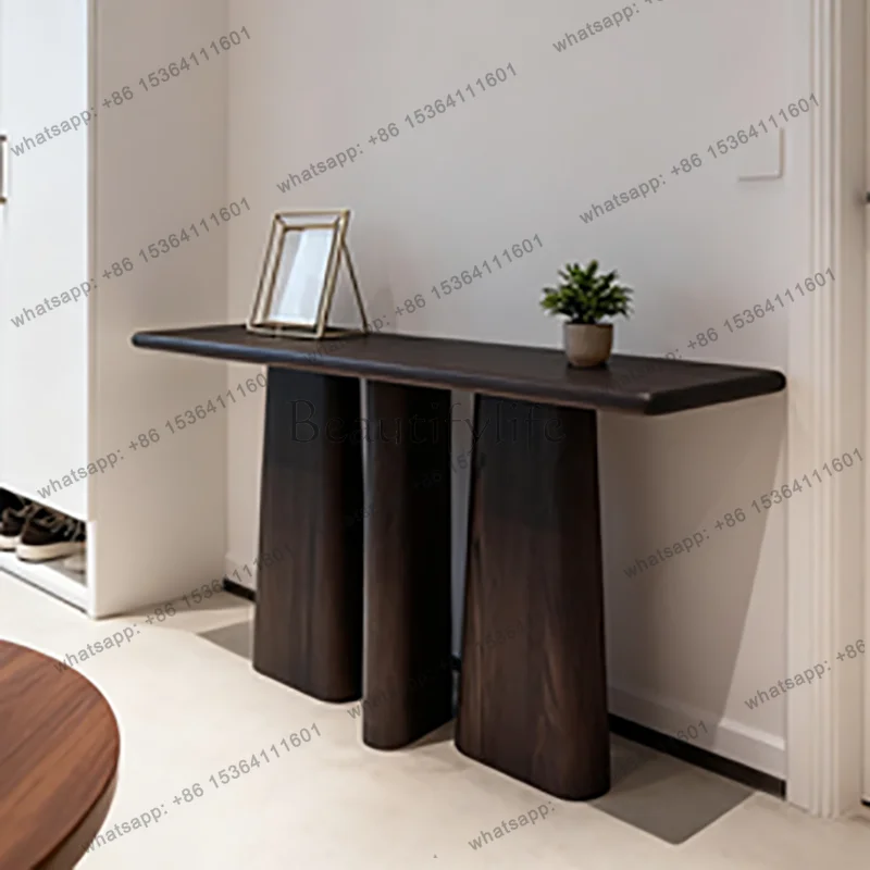 Italian Minimalist Console Table Classic Aesthetic Modern Trendy Console Table Decorate Uniquely Bureau Furniture Living Room