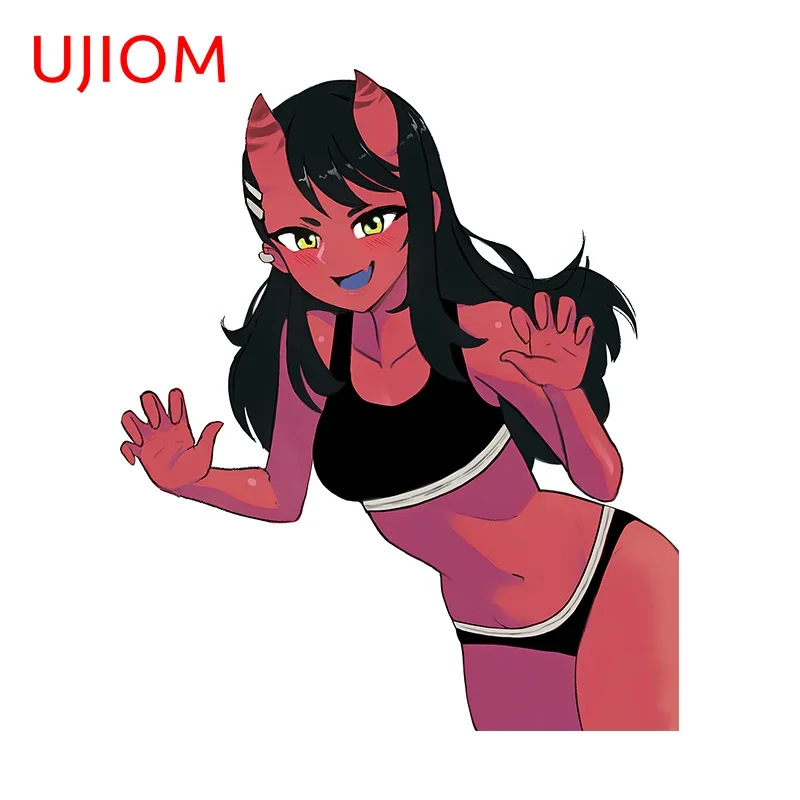 UJIOM Sexy Lively Demon Girl Meru Wall Sticker Exquisite Attractive Graffiti Decal Wallpapers Suitable For Smooth Surfaces