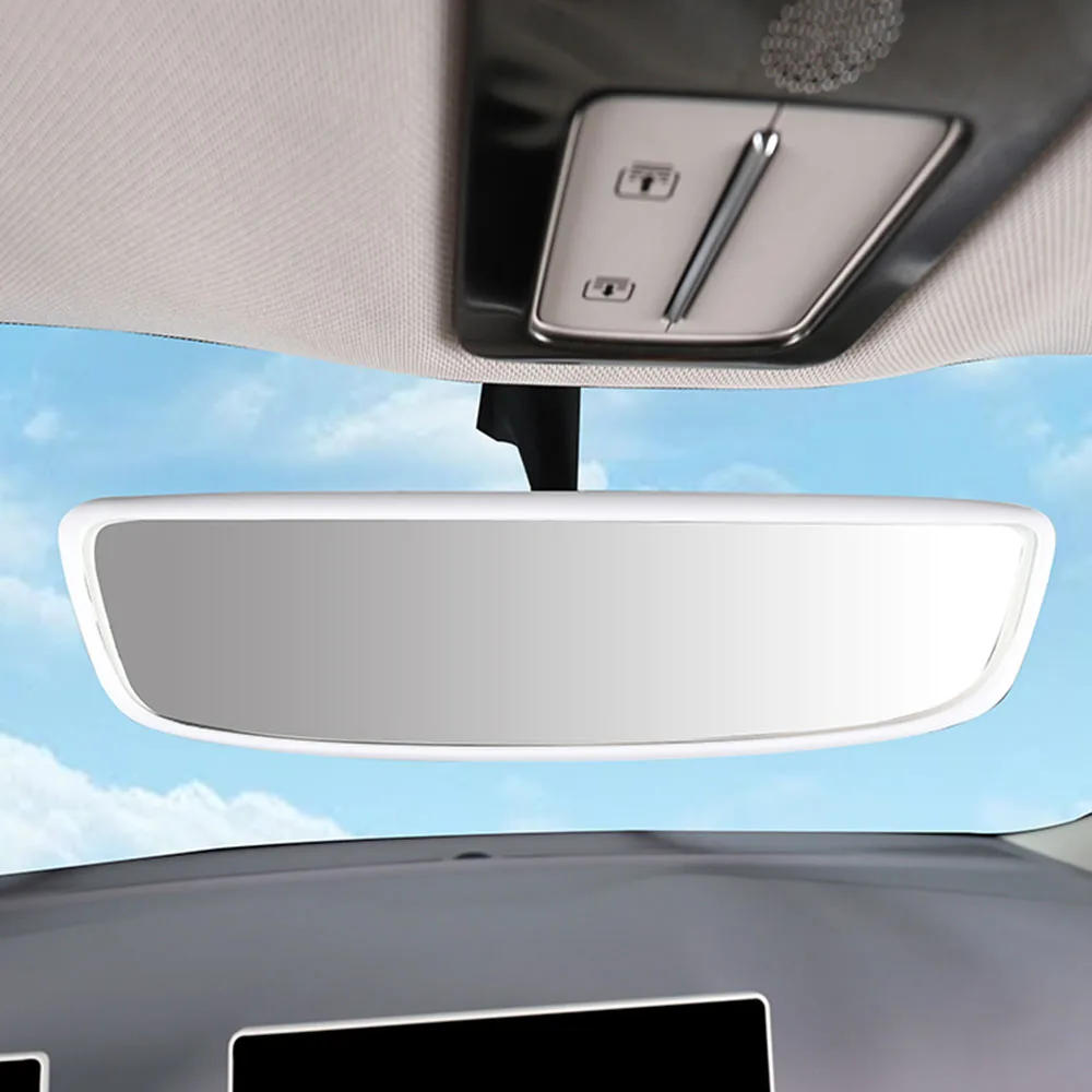 

For MG 4 MG4 EV 2025 2026 Rearview Mirror Silicone Cover Interior Modification Accessories Original Car Color Protective Cover