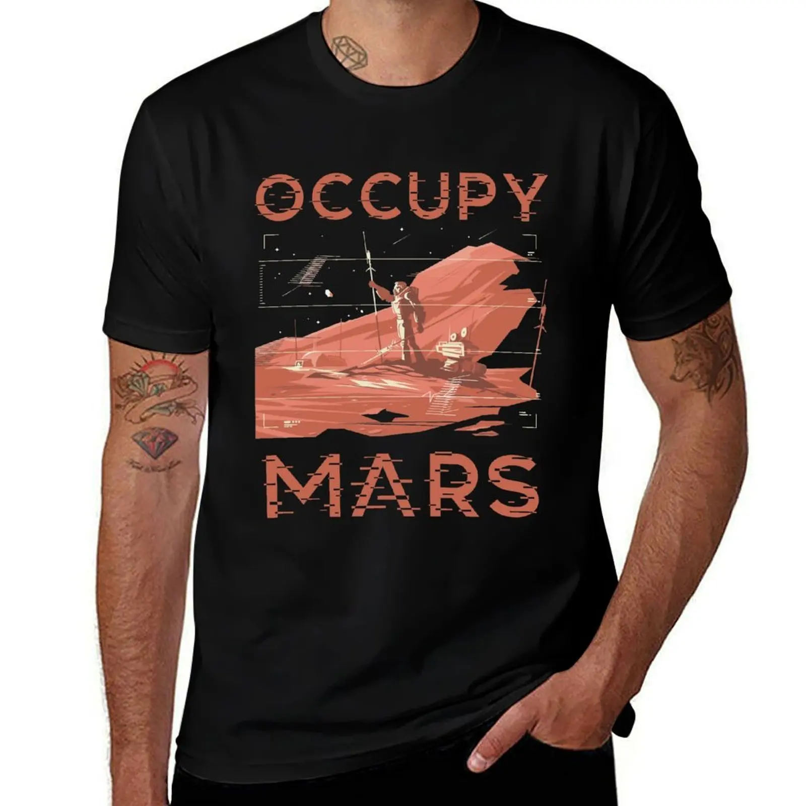 

Occupy Mars T-Shirt printed t shirts for man graphic t shirts for man T-Shirt
