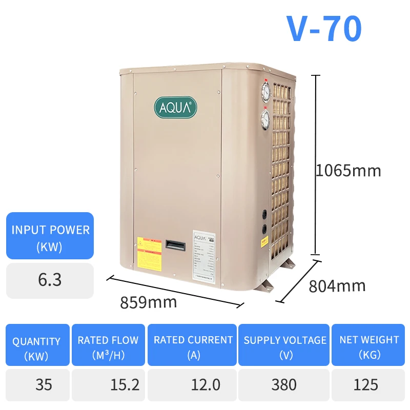 High Efficiency Hot Water Air Water Heatpump Water Heater Air Source Hot Heat Pump