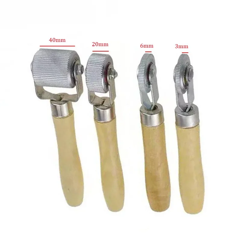 Car Tire Repair Kit Roller Auto Patch Roller Wheel Repair with Wooden Handle Tire Repairing Tool For Cars Accessories