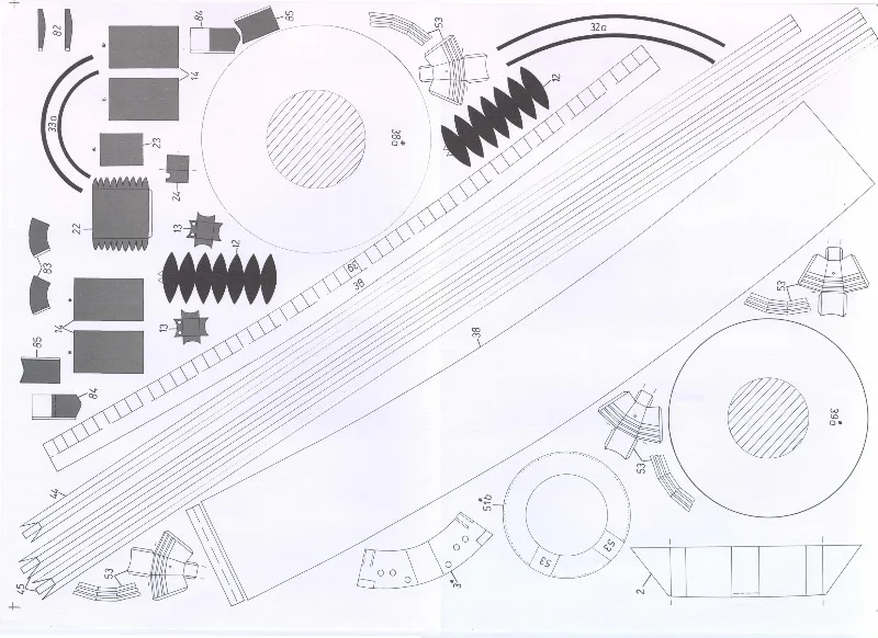1:48 Mriane 5 Ракетная бумажная модель DIY головоломка ручной космос 3D оригами бумажная художественная игрушка