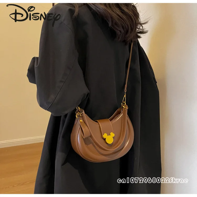 Disney Mickey\'s New Women\'s Crossbody Bag Fashionable and High Quality Underarm Bag Luxury and Versatile Women\'s Handbag