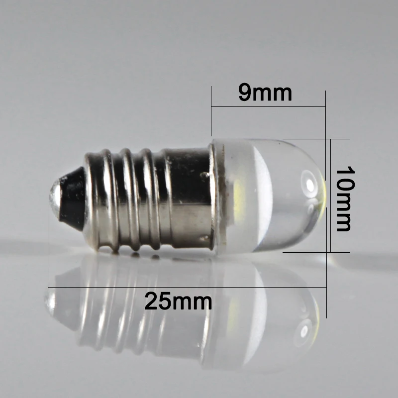 Ampolletas E10 Led Instrument Bulb 6V 12V 24V Mini Flashlight Torch Headlight Car Auto Interior Exterior Light Head Lamp 6 12 V view 3