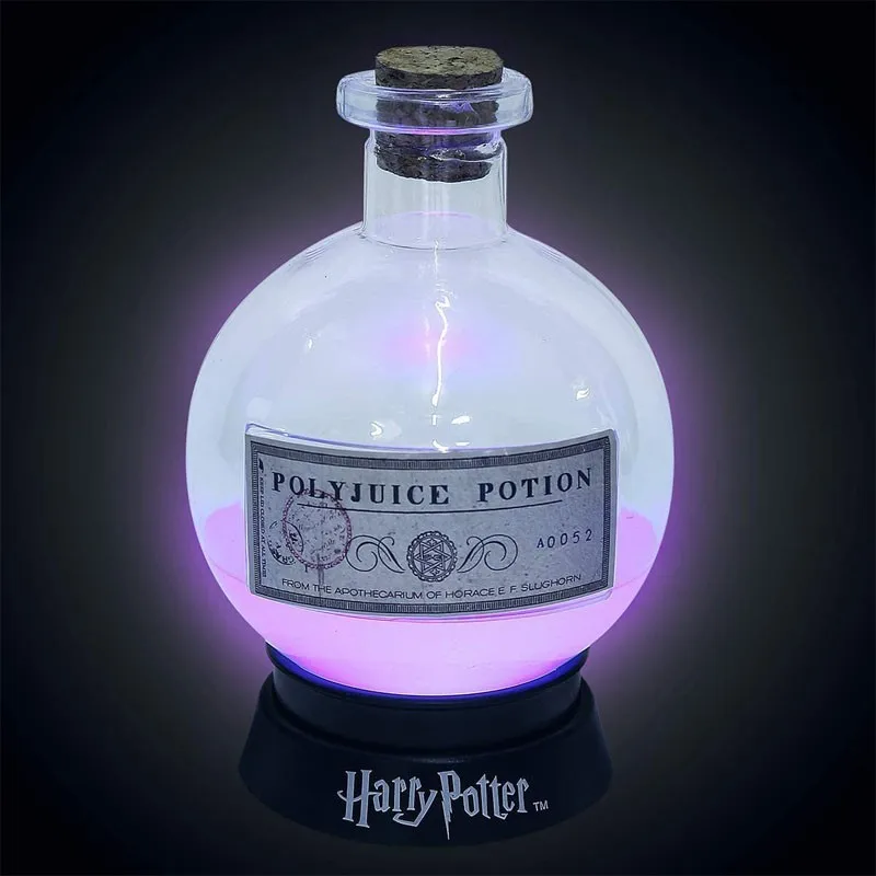 Harries Potter Magic Lamp Video Game Anime Potions Color-changing Bottle Holiday Gift Ornament for Children Action Figure Toys