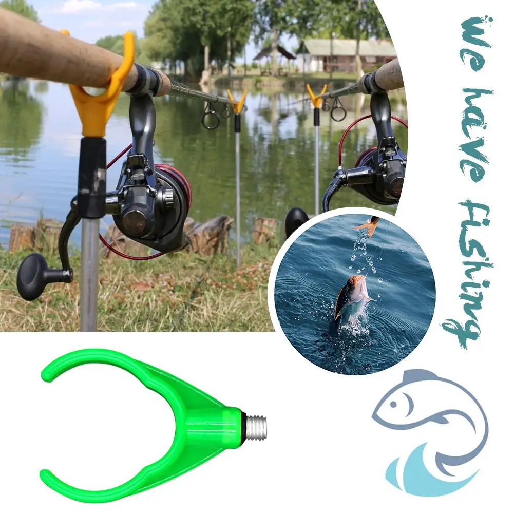 قضيب صيد سمك الشبوط بقية القابض حامل القطب قوس صيد السمك (شكل على شكل حرف V) #3