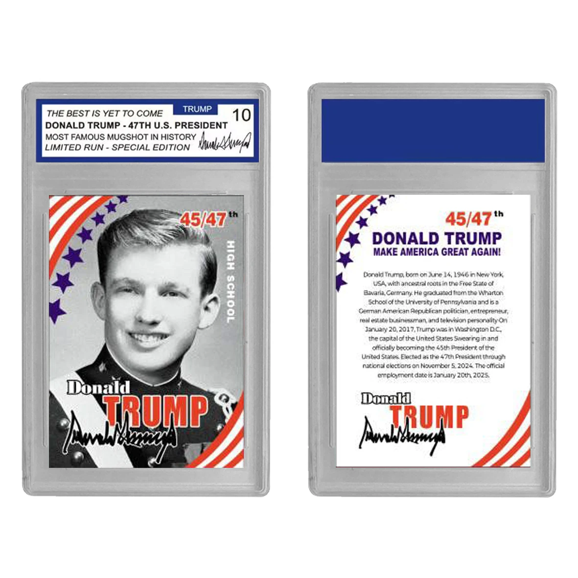 New US President Donald Trump Lifetime Ticket Cards Trump Trading Cards for fans Gifts