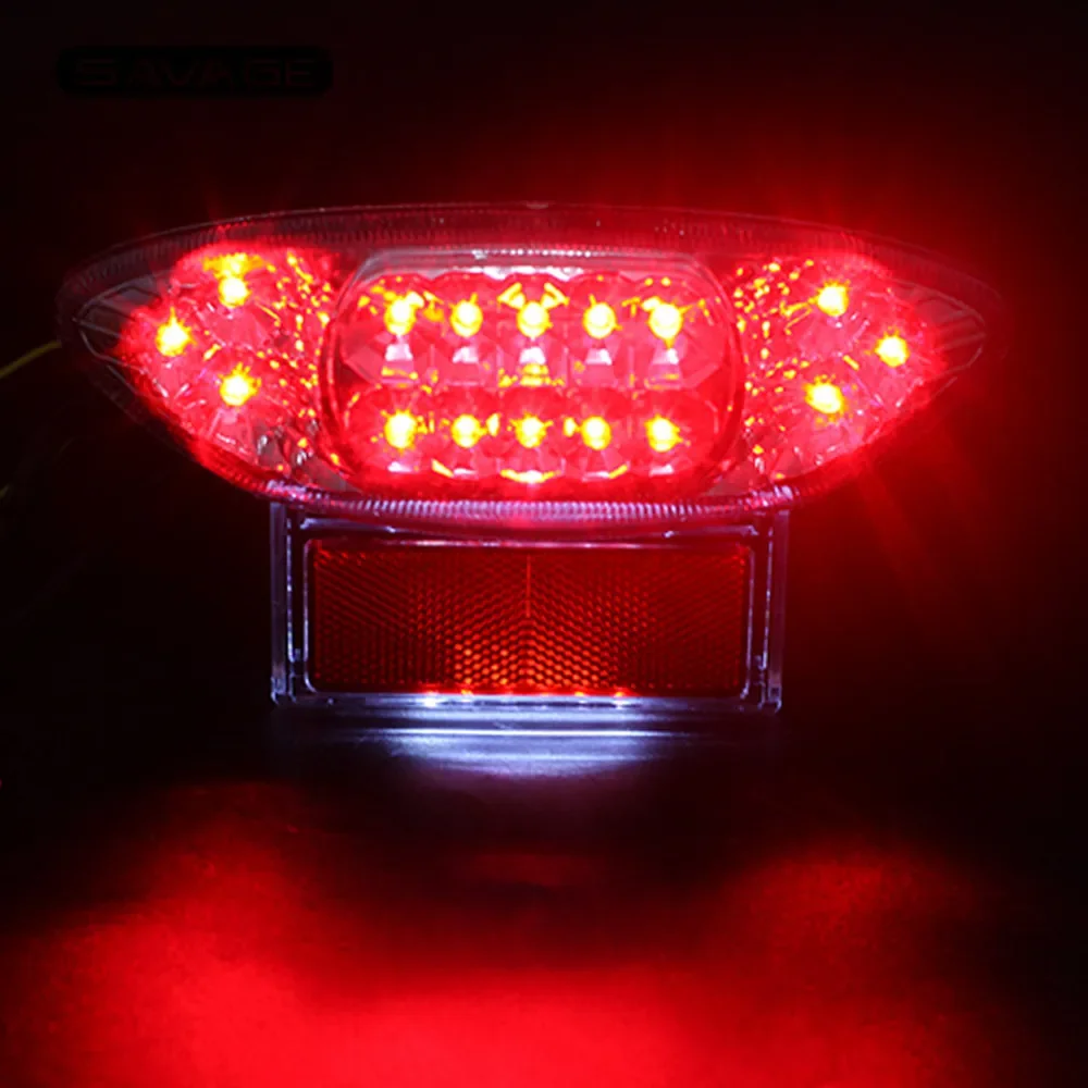 For SUZUKI GSX1300R HAYABUSA 1999 2007 GSX 750 F 2006 1998 600F Integrated LED Tail Light Turn Signals Blinker GSX600F GSX750F