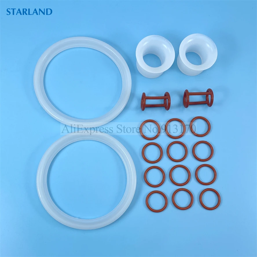 A Bag Seal Rings Components Circle Gaskets 18 Pieces Accessories Spare Parts Of ZM Soft Ice Cream Machines Replacement Fittings