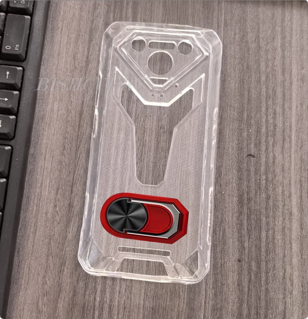 Magnet Phone Case For Ulefone Armor 34 Pro 6.95" Armor34Pro Armor34 34Pro Shockproof Soft TPU Silicone Cover With Ring Holder