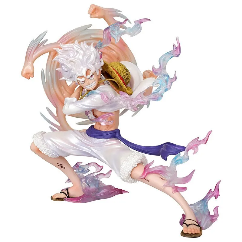Luffy Gear 5 Nika Figure One Piece Anime Statue Desktop Decor Gift for Boys Collectors