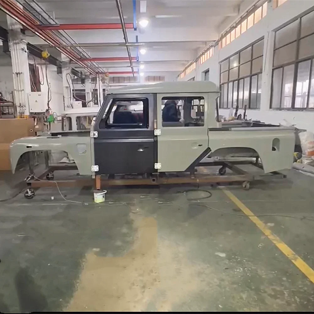 مصنع الساخن بيع عالية الجودة سيارة الجبهة الحاجز الجناح لوحة الجمعية للمدافع 90 110 130 Td4 Td5 أجزاء جسم السيارة #5