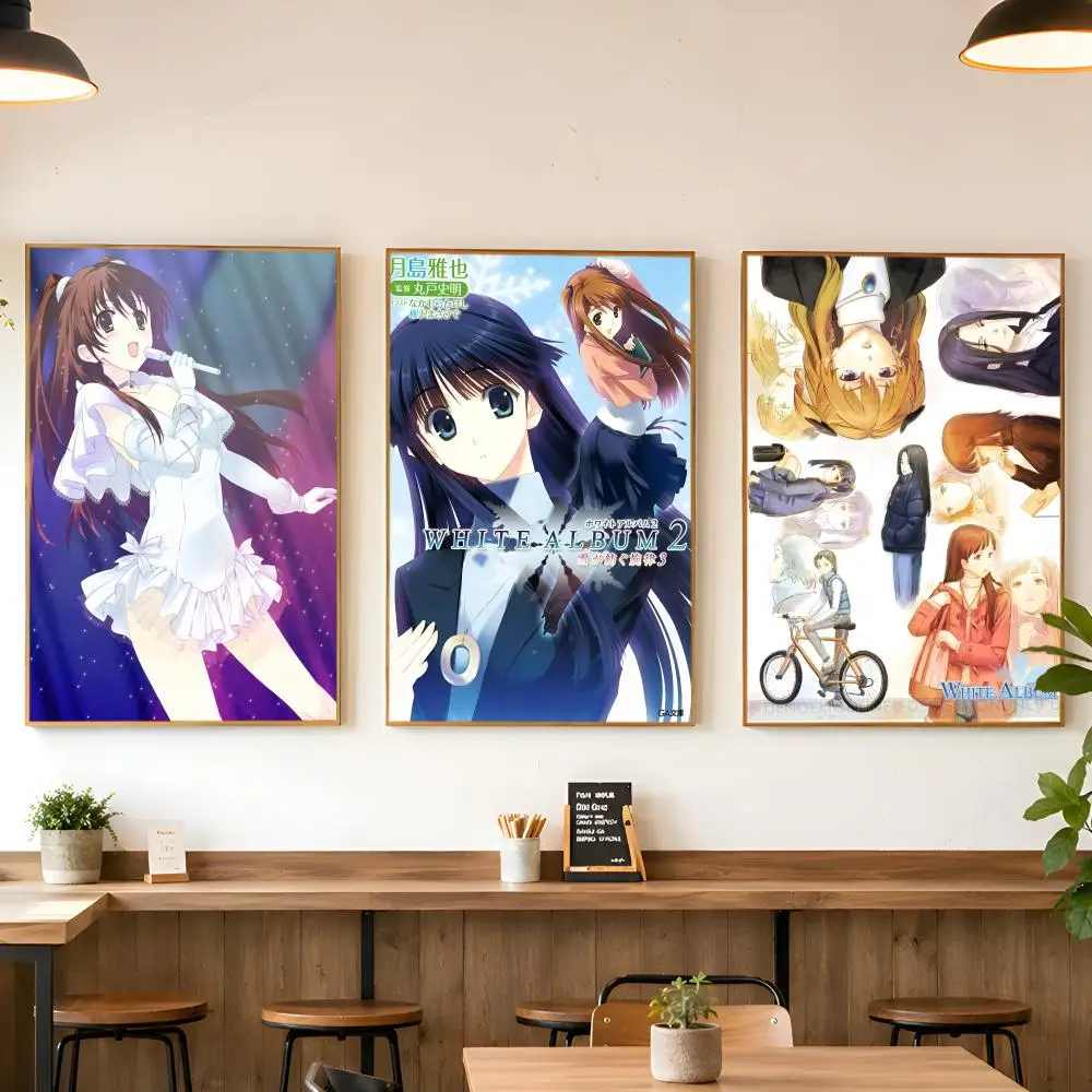 W-WHITE ALBUM 2 Setsuna Yuki Poster Matte Wall Peel And Stick Decor Bedroom Living Room Office Dorm Home