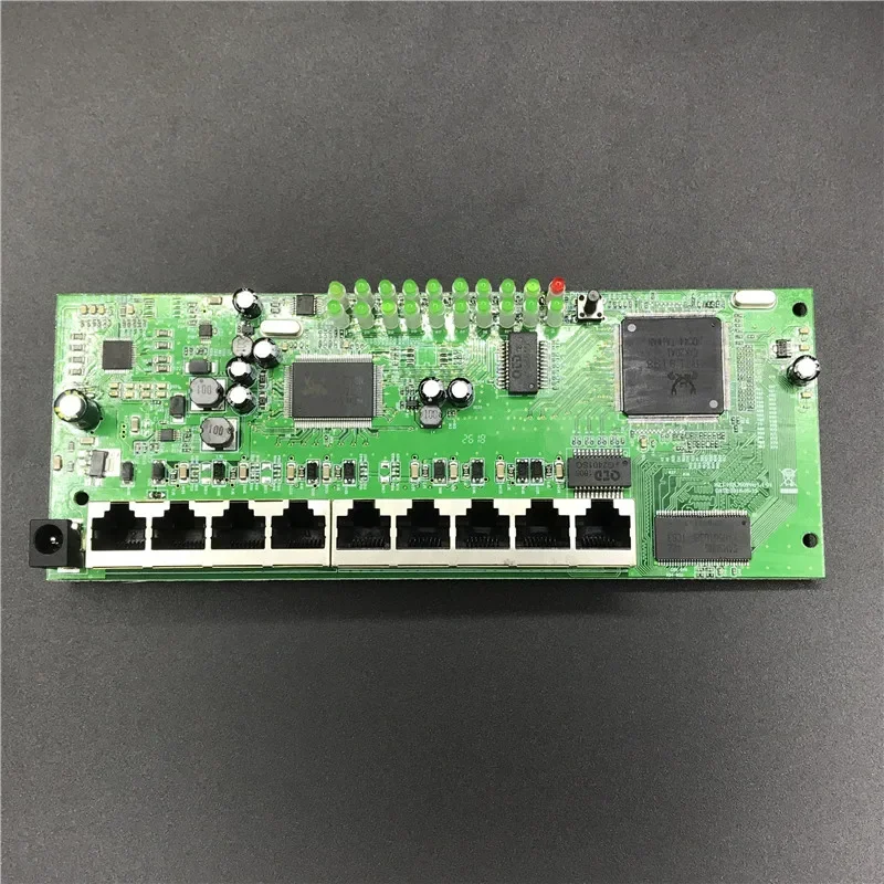 OEM 9 port POE router module manufacturer t sell  full Gigabit 10/100/1000M POE 48V2A router modules OEM wired router module