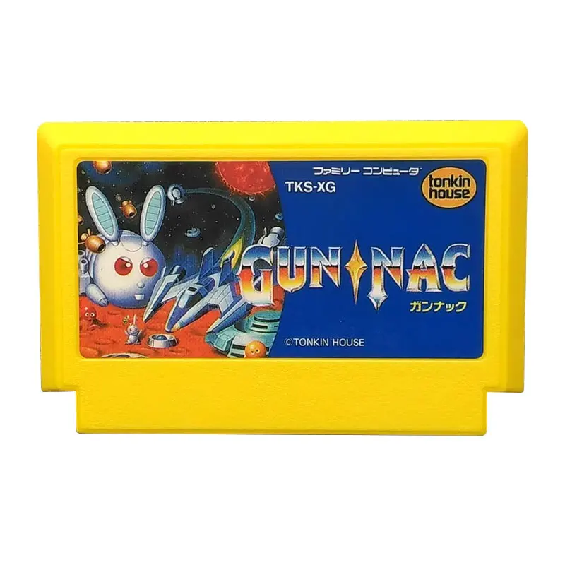 Gunnac ตลับเกม8บิตสำหรับ60 PIN คอนโซลเกมทีวีเวอร์ชั่นญี่ปุ่น