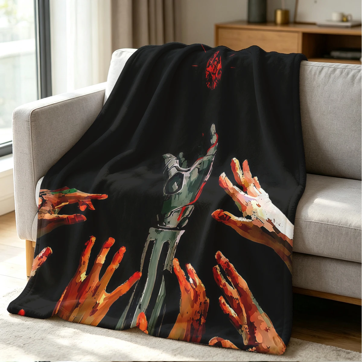 Desire Reach Blanket Soft Cozy Throw for Sofa Bed Festive Holiday Decor Gift for Kids and Adults,Lightweight and Warm