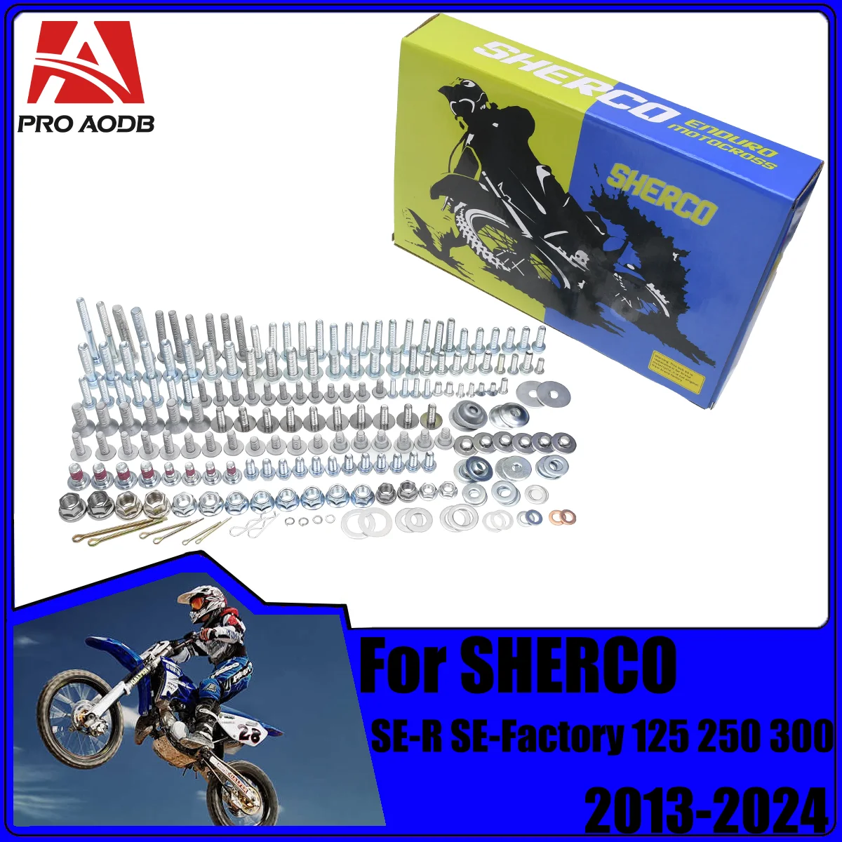 

for SE-R125-500 2013-2024 Motorcycle Screws Hardware bolts All plastic fastener kit High quality hardware durable rust resistant