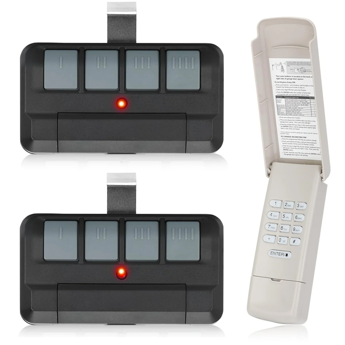 

T05C-894LT Garage Door Opener Learning Keypad Remote Control, for LiftMaster/Chamberlain/Craftsman Garage Door Opener Remote